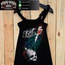 DRESS | BLACK | MACHINE BLOODS SKULL | RP. 150.000