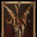 ( LUCIFER )  media : acrylic on canvas size : 85cm x 45cm