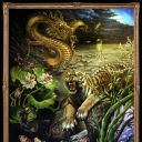 ( NATURAL FORCES ) media : oil on canvas size : 190 cm x 145 cm