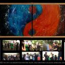 ( YIN YANG ) media : oil on canvas size : 240cm x 90cm