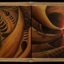 ( BIOORGANIC )  media : acrylic on canvas  size : 80cm x 200cm
