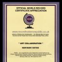  OFFICIAL WORLD RECORD CERTIFICATE