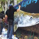 THE GIANT FISH PAINTING