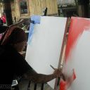 KENT KENT AND WEI WISNU START PAINTING