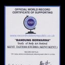 OFFICIAL WORLD RECORD CERTIFICATE