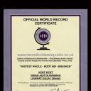 OFFICIAL WORLD RECORD CERTIFICATE