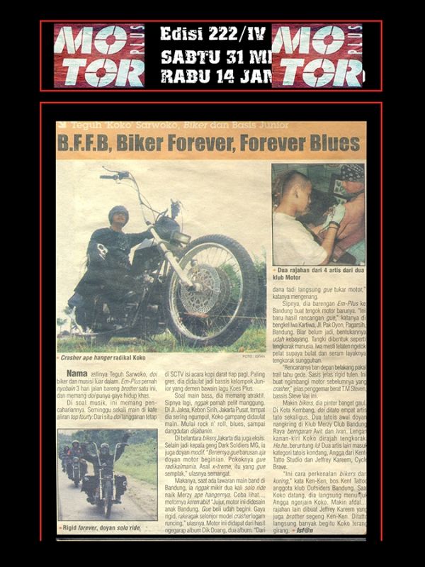 B.F.F.B, BIKER FOREVER, FOREVER BLUES