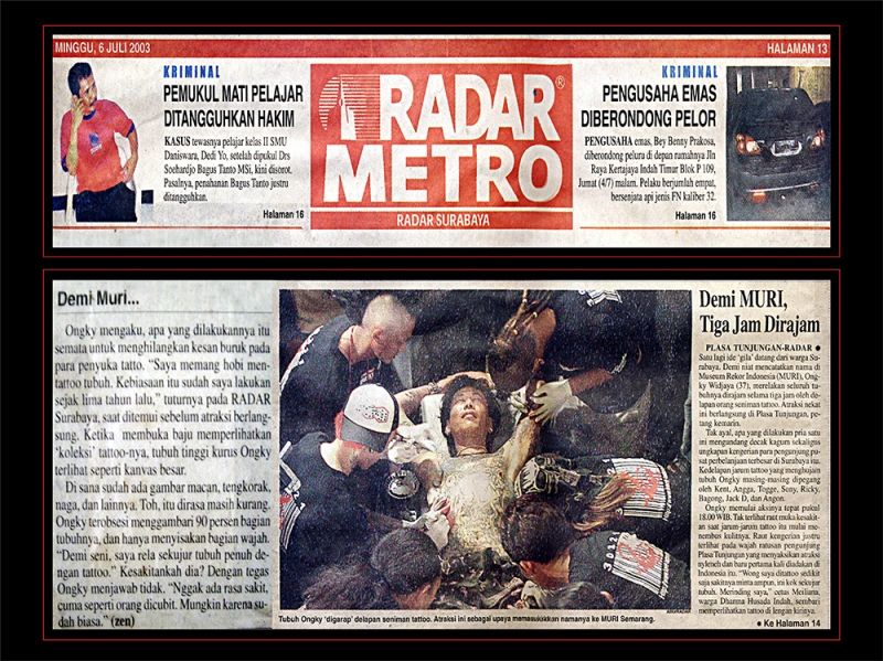 DEMI MURI, TIGA JAM DIRAJAM