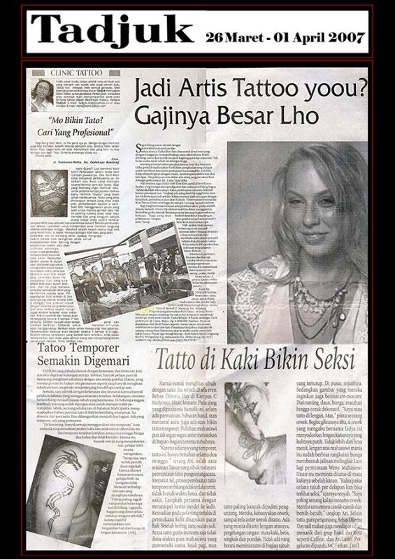 MU BIKIN TATTOO? CARI YANG PROFESIONAL
