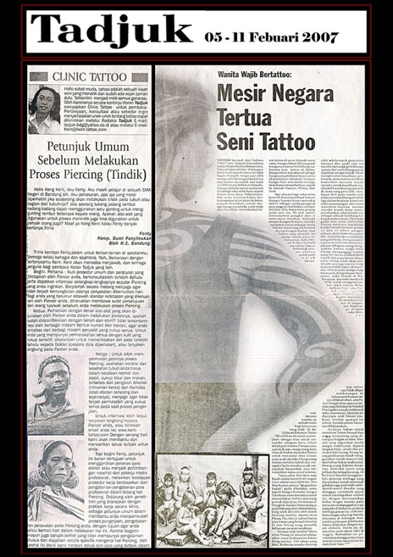 PETUNJUK UMUM SEBELUM MELAKUAN PROSES PIERCING ( TINDIK)