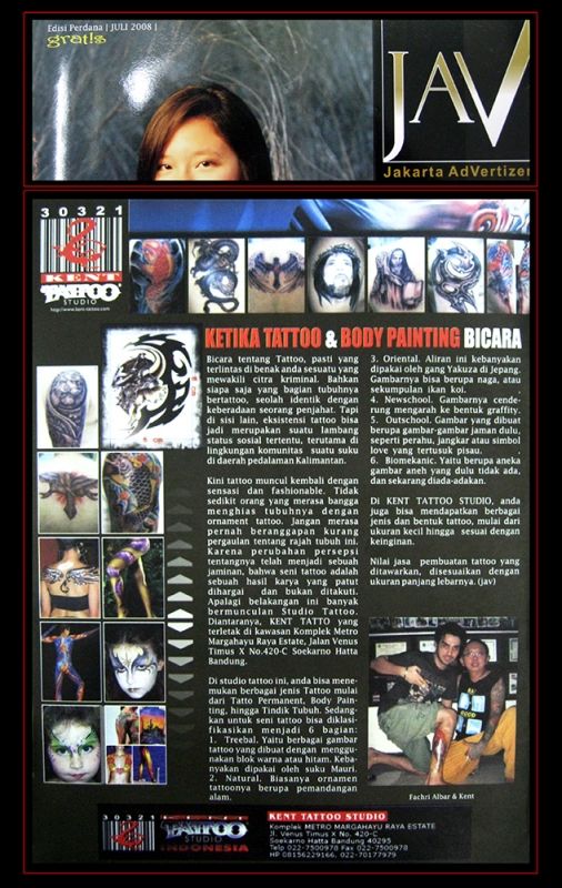 KETIKA TATTOO & BODY PAINTING BICARA